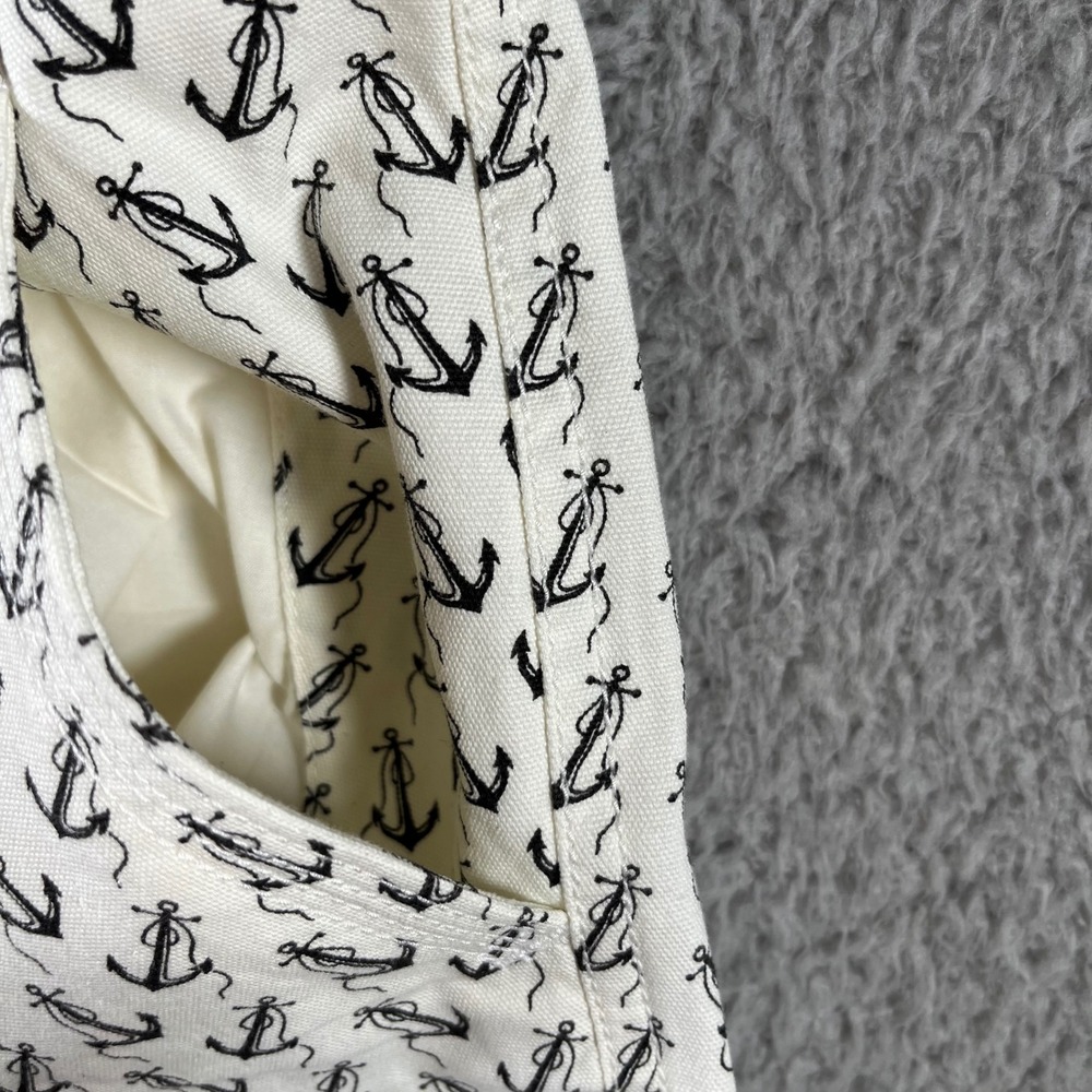 J.Crew Factory Women Ivory Anchor Print City Fit Cotton Shorts Size 0 NWT - Picture 10 of 11
